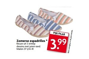 zomerse espadrilles