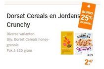 dorset cereals en jordans crunchy
