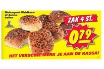 molengoud waldkorn of zonnebollen