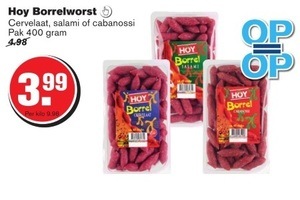 hoy borrelworst