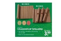 4 placemats of tafelloper