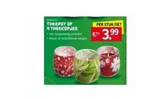 theepot of 4 theekopjes