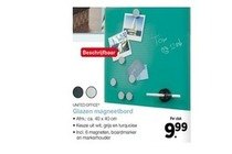 glazen magneetbord