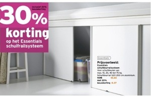 essentials schuifrailsysteem 