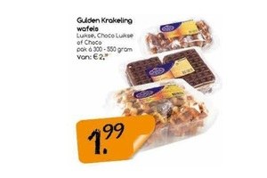 gulden krakeling wafels