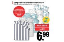 eenpersoons dekbedovertrekset