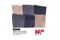 chino of 5 pocket