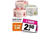kaars in blik