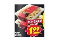 bami of nasi goreng