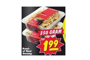 bami of nasi goreng