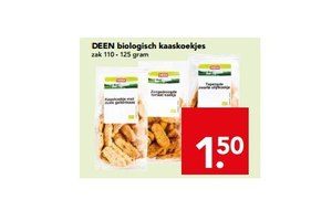 deen biologisch kaaskoekjes