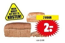 melk wit of fijn volkoren brood