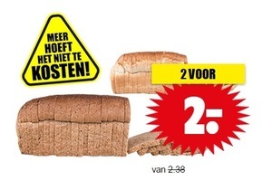 melk wit of fijn volkoren brood