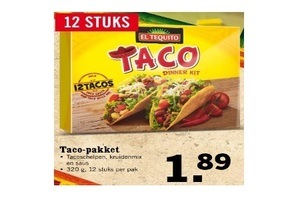 el tequito taco pakket