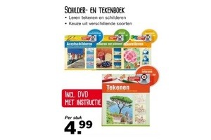 schilder  en tekenboek