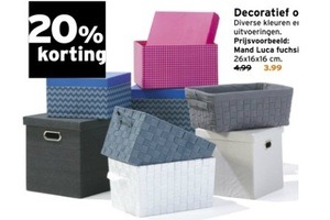 decoratief opbergen