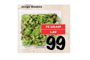jonge bladsla 75 gram