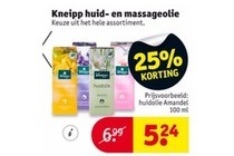 kneipp huid  en massageolie