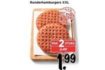 runderhamburgers xxl