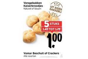 versgebakken kaiserbroodjes