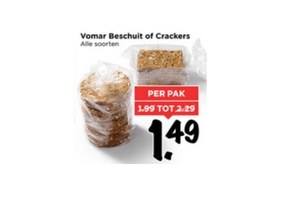 vomar beschuit of crackers