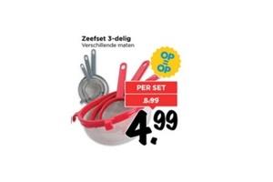 zeefset 3 delig