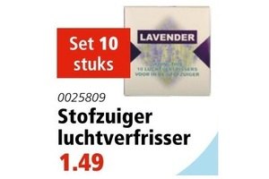 stofzuiger luchtverfrisser