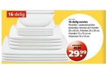 16 delig servies