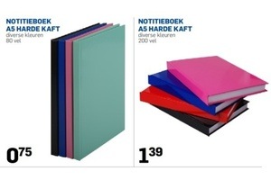 notitieboek a5 harde kaft