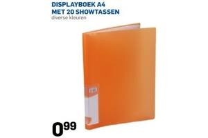 displayboek a4 met 20 showtassen