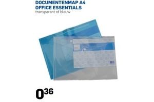 verloving passen eten Documentenmap A4 Office Essentials nu voor €0,36 - Beste.nl