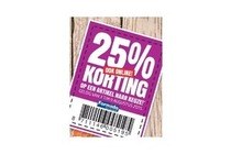 25 kortingssticker