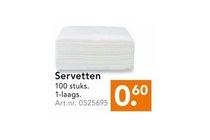 servetten 100 stuks