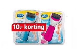 scholl velvet smooth elektronische voetvijl