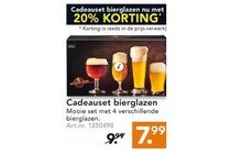 cadeau set bierglazen