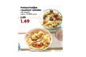 ambachtelijke rauwkost salades