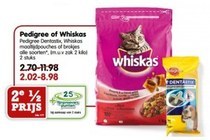 pedigree dentastix whiskas maaltijdpouches of brokjes