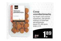 coop voordeelsnacks