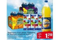 robinsons fruit shoot orangina of markant tintelfruit minis