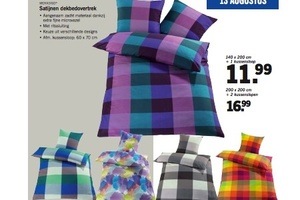 satijnen dekbedovertrek