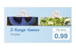 2 laags tissues