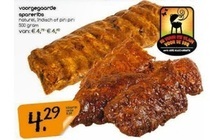 voorgegaarde spareribs