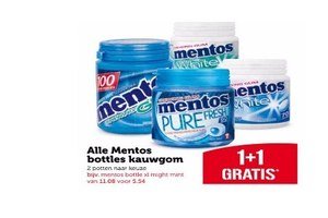 mentos bottles kauwgom