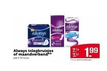 always inlegkruisjes of maandverband 