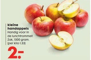 kleine handappels 