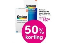 centrum select 50 en adult 180 stuks 