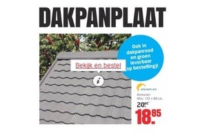 dakpanplaat