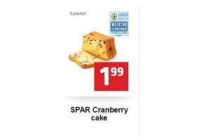 spar cranberry cake