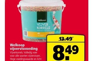 welkoop vijvervisvoeding