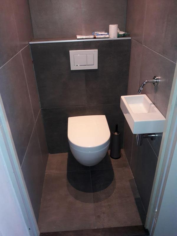 Eind resultaat toilet in emmen